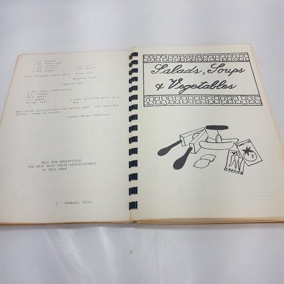 Vintage 1970s Cookbook Scandia Lutheran Church Women Armena Alberta Camrose AB - Picture 13 of 16